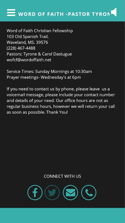 Word of Faith -Pastor Tyrone