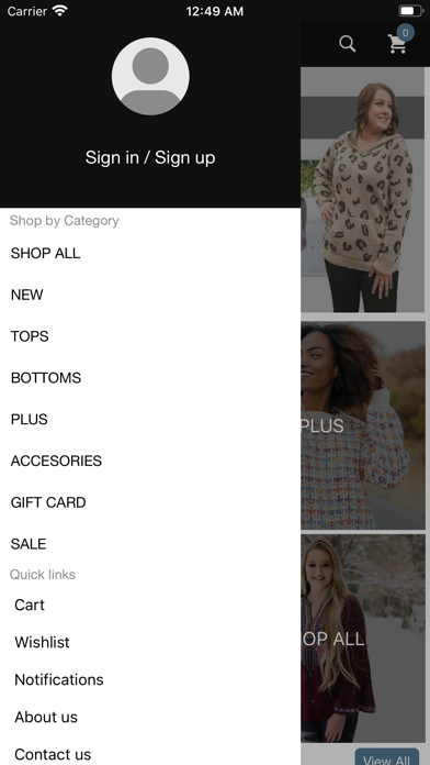 Evie Mae Boutique Screenshot