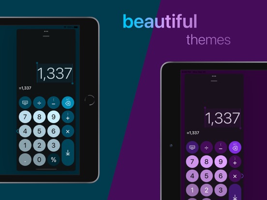 next.calc: a modern calculator iPad screenshot 2 - Utilities app