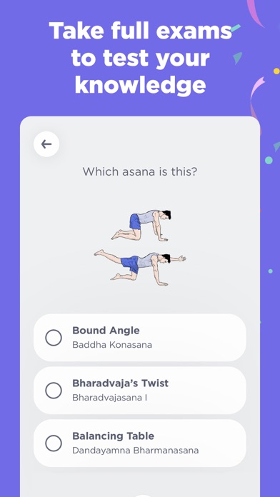 Yoga Poses Study for Training Screenshot