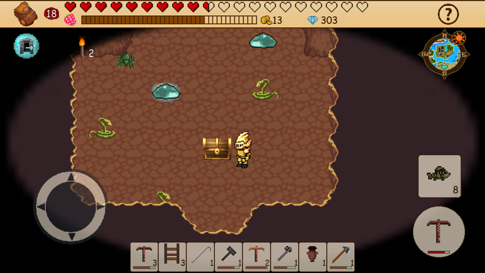 #7. Survival RPG: Open World Pixel (iOS) Bởi: Bew Games inc.