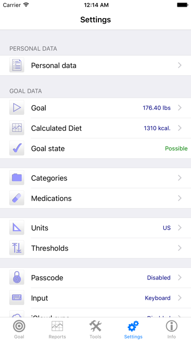 iGoal - Weight Advisor Screenshot 5