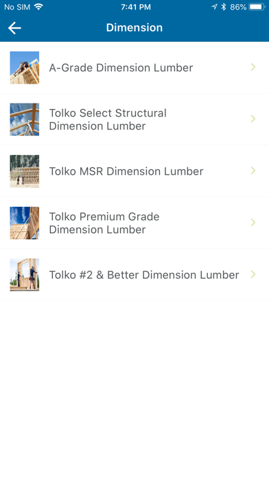 Tolko Product Guide Screenshot