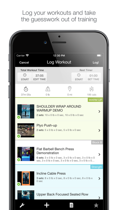 Simply Fit Fitness App Screenshot