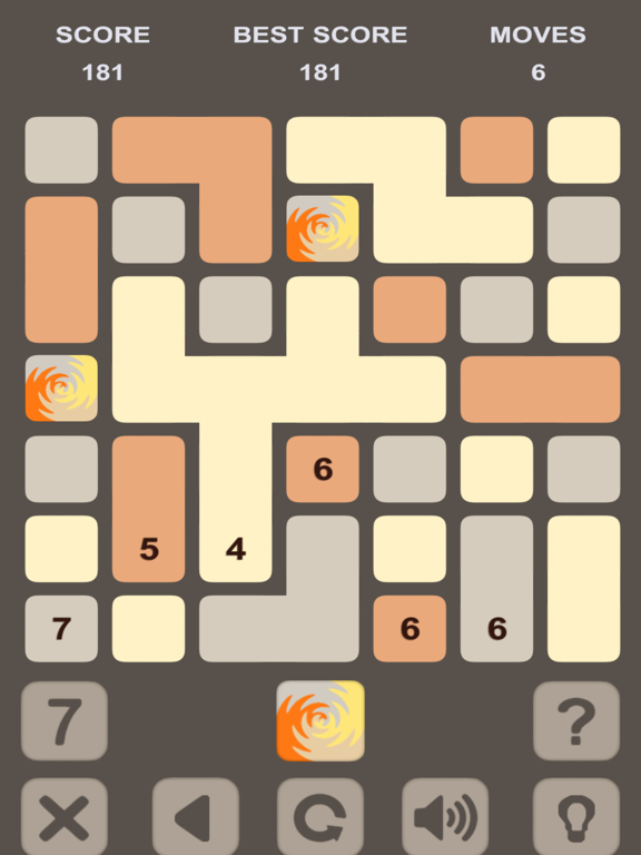 Blocks Numbers Puzzle iPad screenshot