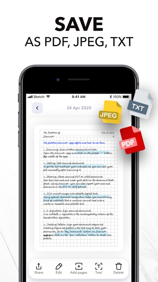 #4. PDF Scanner App: Scanner+ Docs (iOS) 由: Codeway Dijital Hizmetler Anonim Sirketi