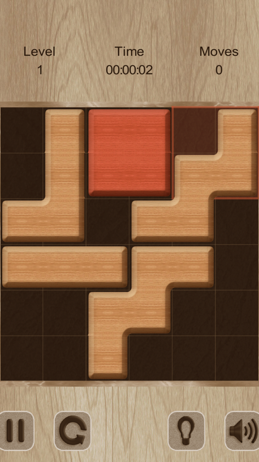 #3. Move The Red Block (iOS) By: Ruslan Goncharenko