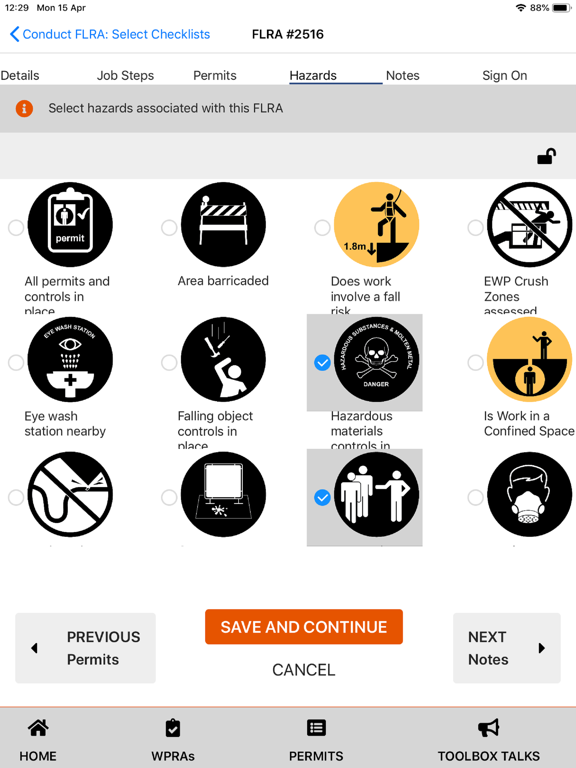 Jansen IntelliPERMIT iPad screenshot