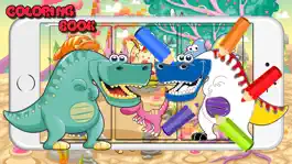 Game screenshot динозавр животное книжка-раскраска - для малыша hack