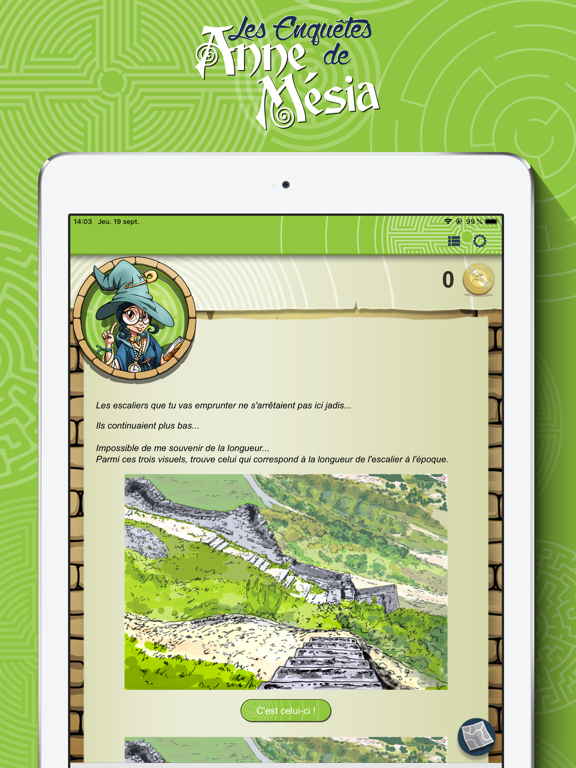 Anne Mésia's Quest iPad screenshot 4 - Entertainment app