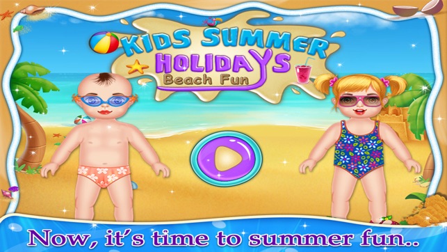 Kids Summer Holidays Beach Fun - Kids Game(圖1)-速報App
