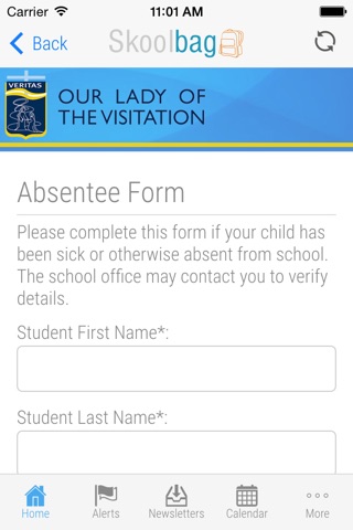 Our Lady of The Visitation School - Skoolbag screenshot 4
