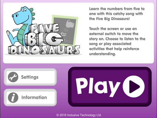 Screenshot #4 pour Five Big Dinosaurs