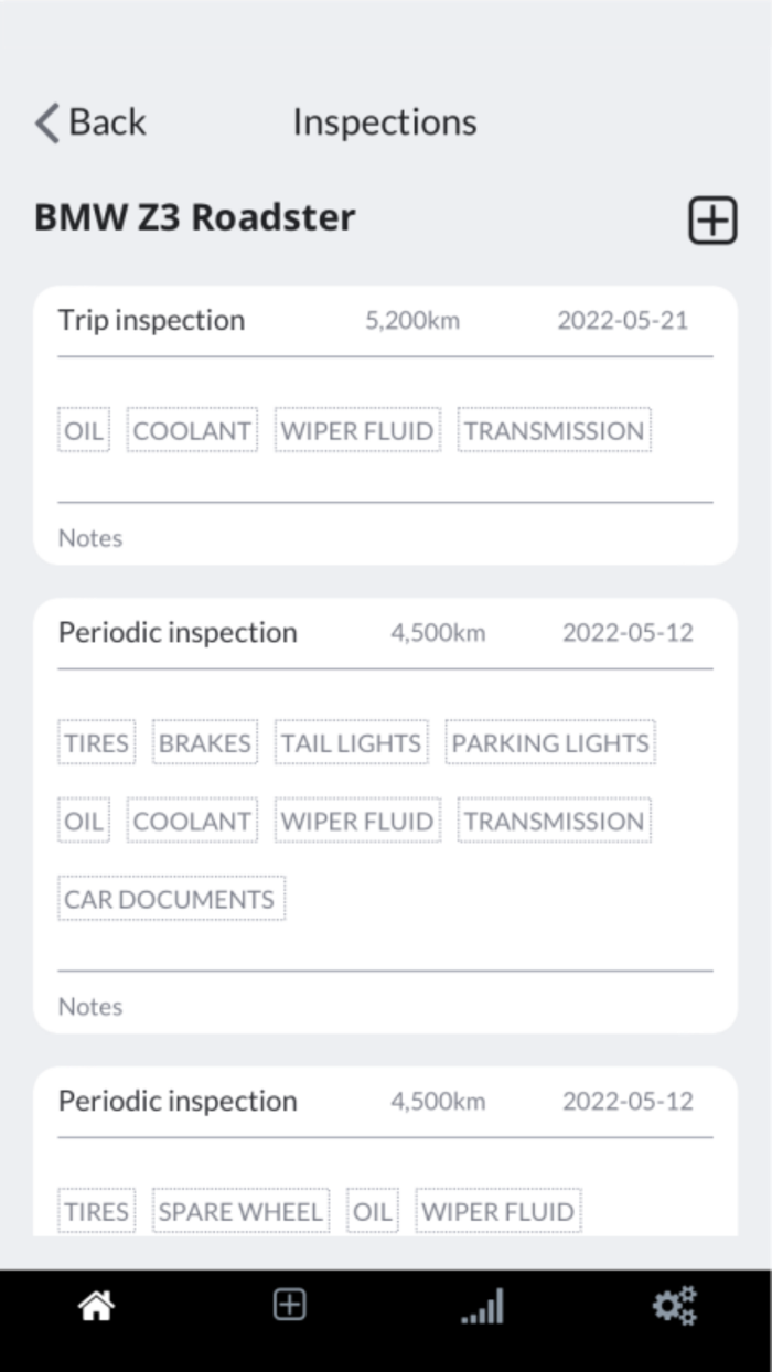 Car expenses tracker
