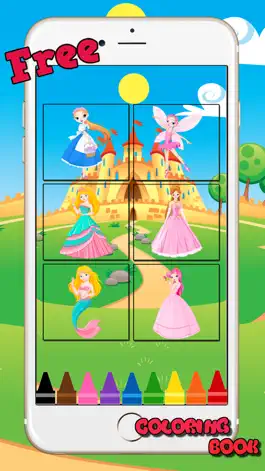 Game screenshot Magic Princess Coloring Book hack