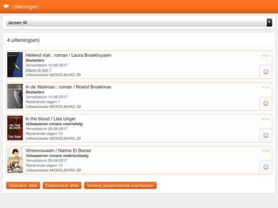 Zeeuwse Bibliotheken iPad screenshot 4
