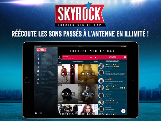 Screenshot #6 pour Skyrock Radios