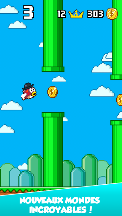 Screenshot #3 pour Splashy Fish - Adventure of Flappy Tiny Bird Fish