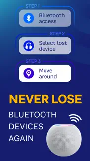 find my bluetooth device. iphone screenshot 3