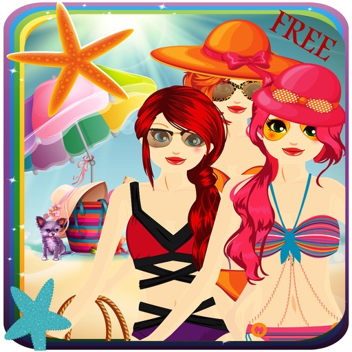 Beach Girls Dress up iOS App