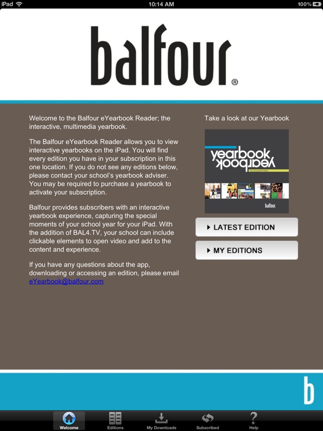 Balfour eYearbook Reader