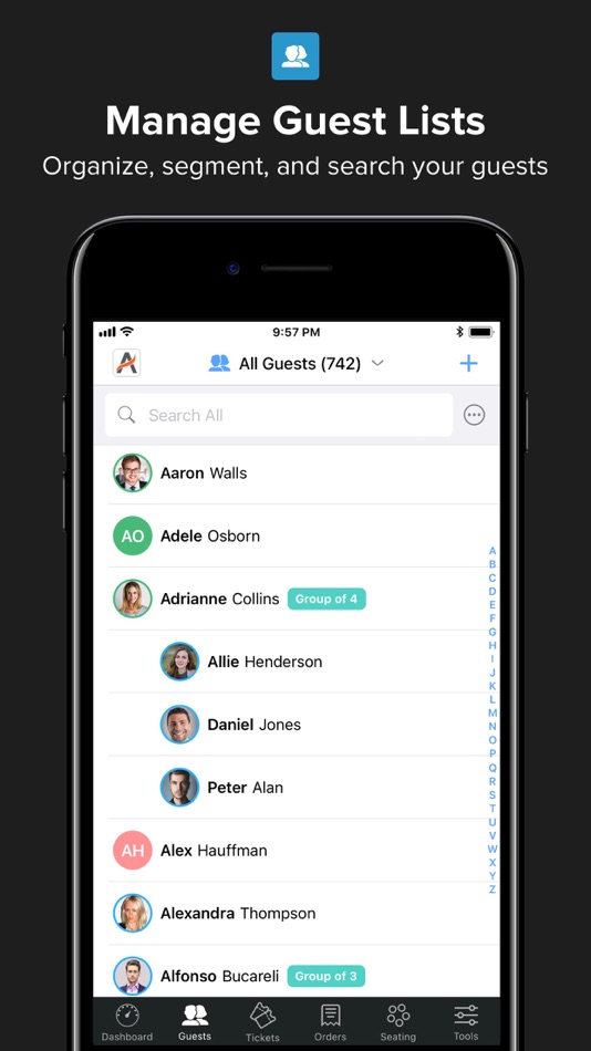 #1. Events & Guest Lists | Diobox (iOS) 由: Diobox