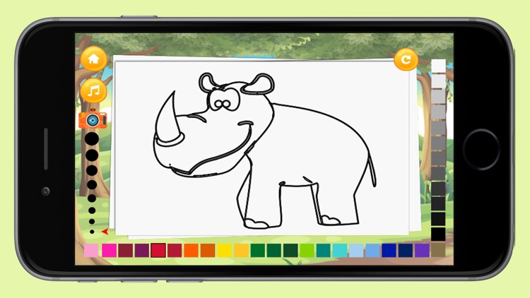 Wild Animals Puzzle Coloring screenshot-3