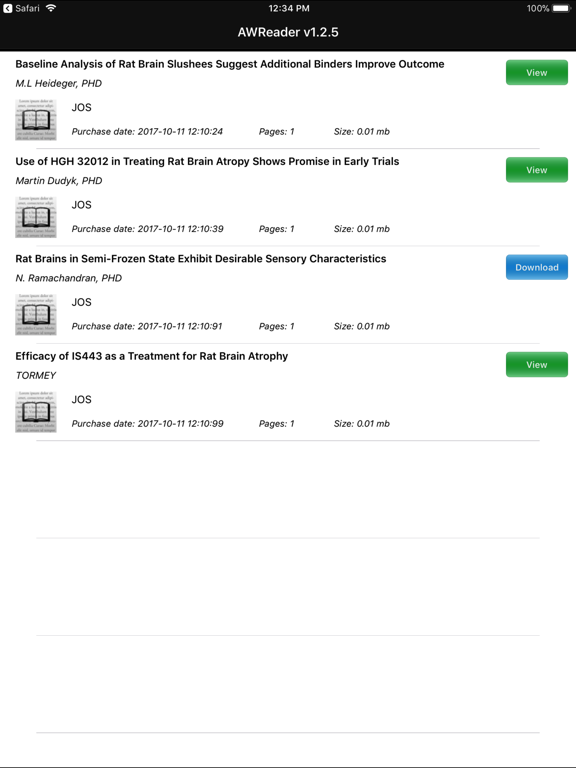 Screenshot #4 pour AW Reader