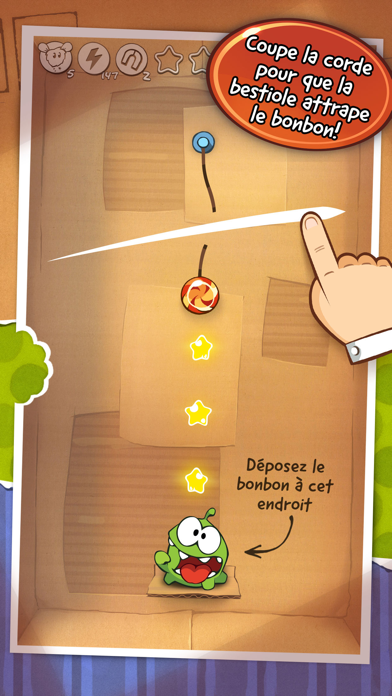 Screenshot #1 pour Cut the Rope GOLD