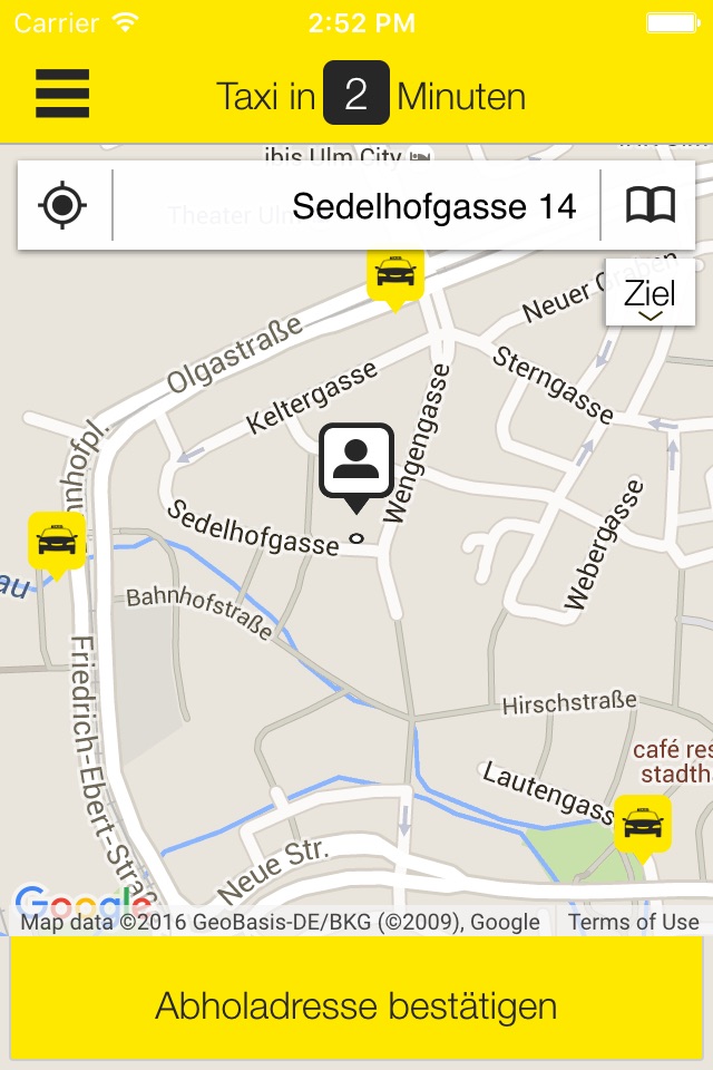 Taxi Ulm screenshot 2