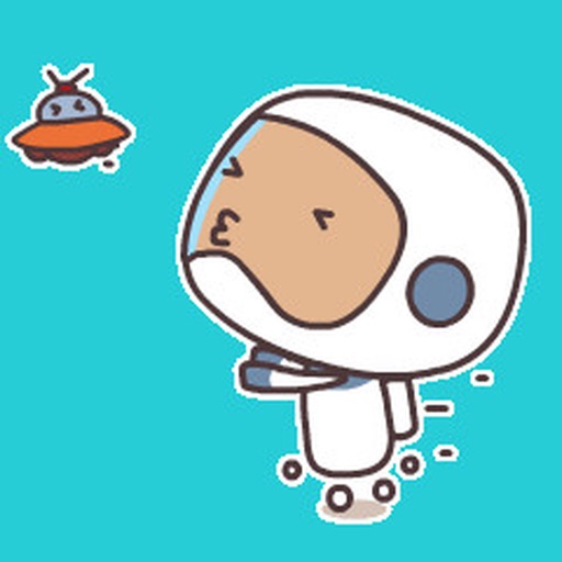 Animated SpaceBoy Stickers For iMessage icon