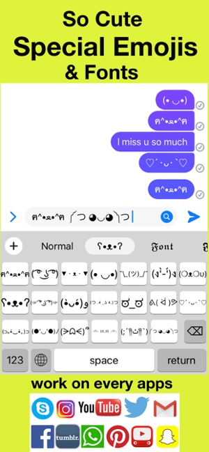 ‎Font Keyboard - Fonts Chat Screenshot