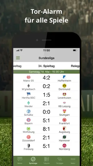 Pocket Liga - Fussball Live screenshot 2
