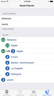 paris metro & subway iphone screenshot 2