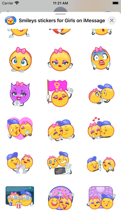 Miss Emoji - Animated Sticker Screenshot
