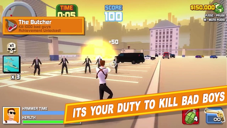 Crime City Gangster Shooter Games: War Simulator screenshot-3