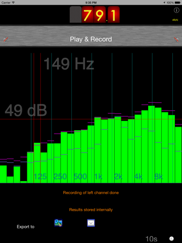 Screenshot #4 pour Speaker Meter