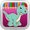 New Pages Dinosaur Coloring Book For Children