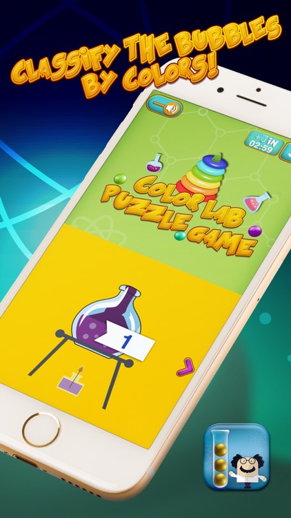 Color Lab Puzzle Game: Bubble Tower of Hanoi screenshot-4