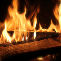 Virtual Fireplace In HD