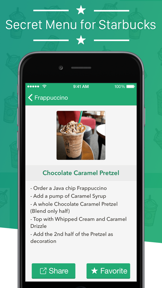 Secret Menu for Starbucks + screenshot