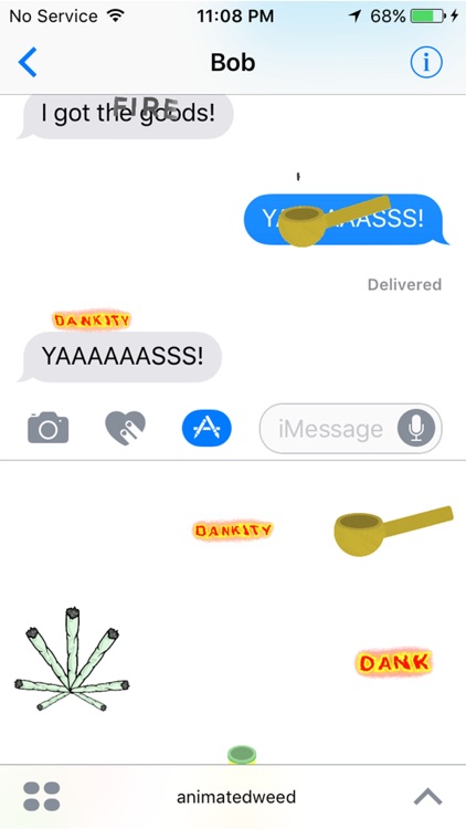 Weedmoji - Animated Marijuana Stickers by DeWitt Bro Co LLC