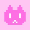 Glitch Cats app icon - Stickers app for iPhone