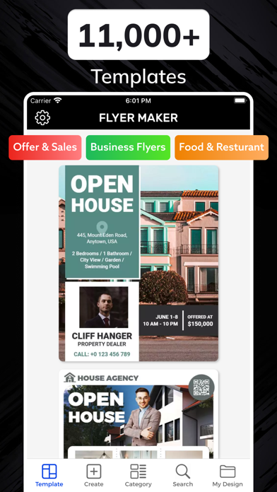 Flyer Maker + Poster Maker Screenshot