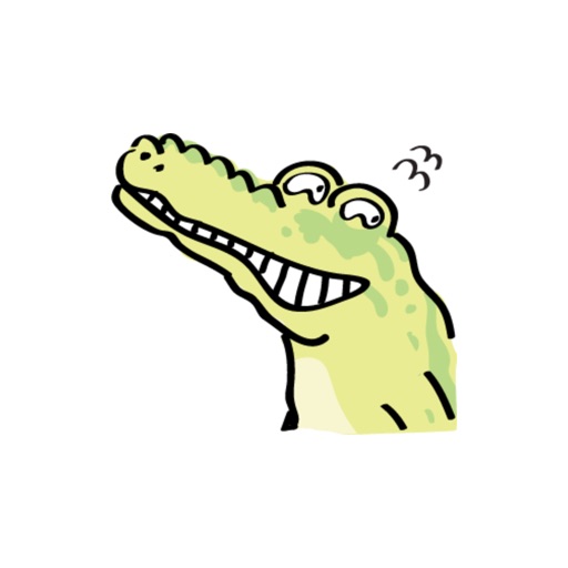 Crocodile And Chicken stickers by wenpei icon