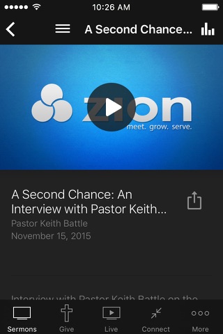 Zion Church Mobile App screenshot 2