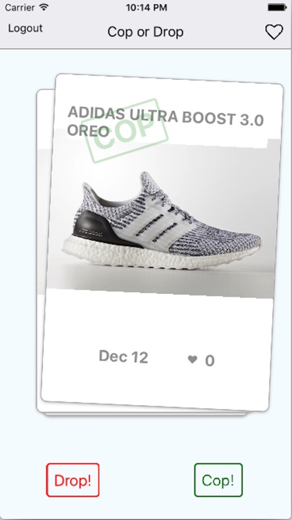 Cop or Drop - Sneaker Release Dates