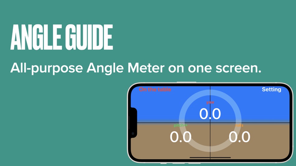 #1. Angle Guide (iOS) 由: Hideo Nose