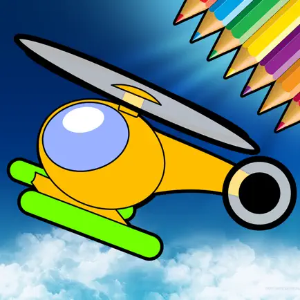 Helicopter Coloring Book - Learn Painting Plane Cheats