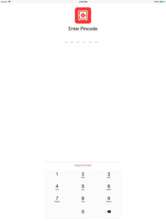 Screenshot #5 pour Secured Vault
